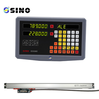 โลหะ SINO SDS2MS Magnetic Scale DRO Kit 2 แกน KA300 Glass Linear Scale Encoder