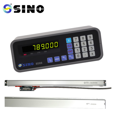 SINO SDS6-2V Magnetic Scale DRO Kit 3 แกนแก้ว Linear Optical Encoder เครื่องมิลลิ่ง