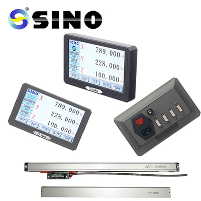 SINO SDS200S Digital Readout Kits DRO 3 Axis LCD Full Touch Screen สําหรับเครื่องบดหมุนปรับขนาดเส้น