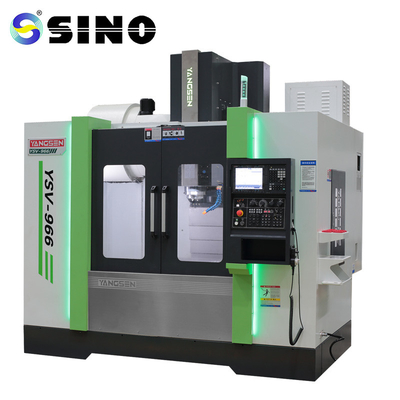 โลหะ YSV 966 CNC Machining Center แนวตั้งโครงสร้างแขนสองชั้น