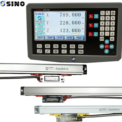 SINO SDS2-3VA 3 Axis Digital Readout Meter With KA300 Glass Linear Ruler TTL สัญญาณ RS422