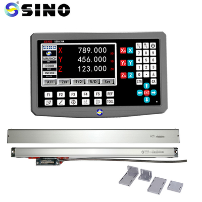 RoHS 3 Axis DRO Kit Milling Lathe Grider จิติม่านจอ 5um Optical Ruler Linear Scale Encoder