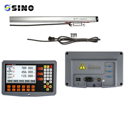 การควบคุมตําแหน่งแม่นยํา Lathe Milling Machine SINO 3 Axis DRO คอนเตอร์การอ่านดิจิตอล