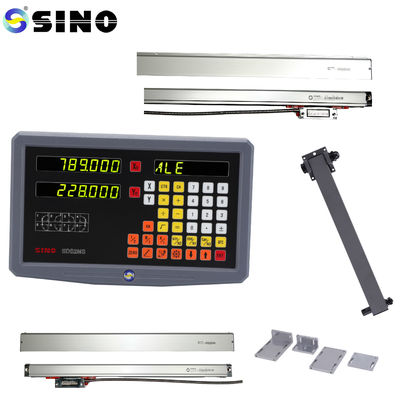 TTL 2 Axis Digita Readout Test Instrument System SINO SDS 2MS DRO Kits Glass Linear Scale สําหรับเครื่องบด