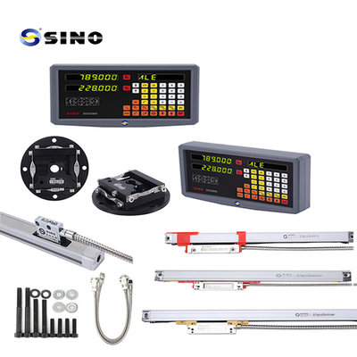 ระบบอ่านค่าดิจิตอล SINO SDS2MS อุปกรณ์มัลติฟังก์ชั่นสำหรับเครื่องกัดและเครื่องกลึง อินพุต AC 100-240V และ Linear Encoder