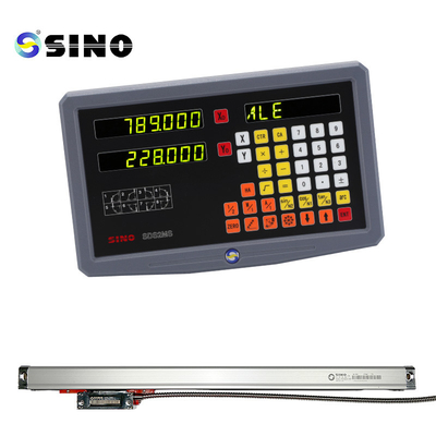 SINO 2 Axes ระบบอ่านดิจิตอล SDS2MS DRO มีหลายฟังก์ชันด้วยขนาดเส้นแก้วสําหรับเครื่องหมุน