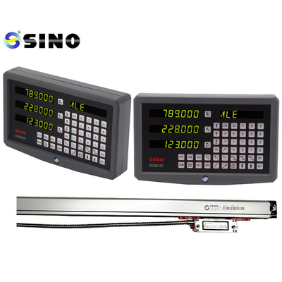 SINO DRO SDS6-3V Linear Encoder Glass Scale Ruler พร้อมการอ่านข้อมูลดิจิตอล 3 แกน