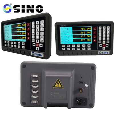 การอ่านทั่วไป ระบบการอ่านดิจิตอล SINO สี่แกนจอ LCD Screen DRO โลหะ SDS5-4VA Digital Display Meter