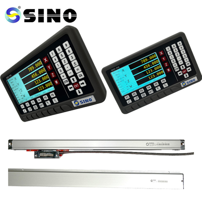 สีเทากระจก Linear Scale With Four Axes DRO SINO SDS5-4VA ระบบคอนเตอร์การอ่านดิจิตอล Lathe