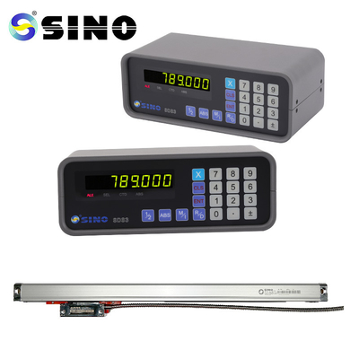 SDS3-1 แกนเดี่ยว Dro SINO ระบบอ่านข้อมูลดิจิตอล KA300 Grating Glass Llinear Scale Encoder