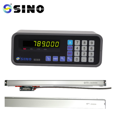 SDS3-1 แกนเดี่ยว Dro SINO ระบบอ่านข้อมูลดิจิตอล KA300 Grating Glass Llinear Scale Encoder