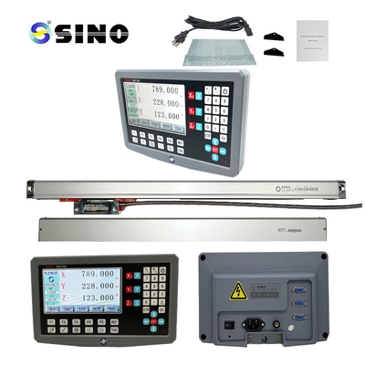 3 แกน Milling Lathe กับ LCD DRO ขนาดเส้นออฟติก Encoder SDS2-3VA