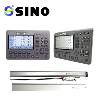 SDS200 เครื่องอ่านดิจิตอล 2 แกน DRO พร้อมเครื่องรหัสเส้นหลายภาษาสําหรับเครื่องบด