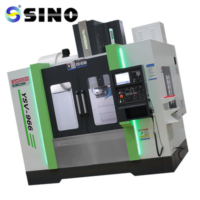 โลหะ YSV 966 CNC Machining Center แนวตั้งโครงสร้างแขนสองชั้น