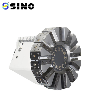 SINO เครื่องมือหมุน ST80 ST100 การระบุ Servo Turret 80mm สําหรับเครื่องเจาะ CNC