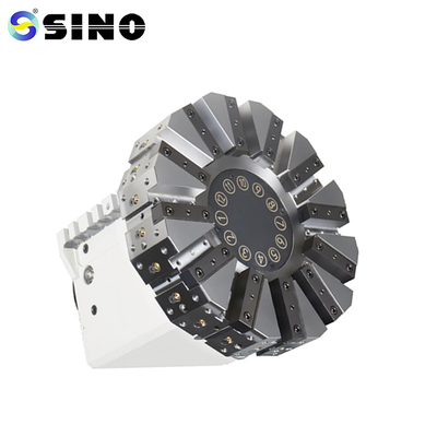 SINO เครื่องมือหมุน ST80 ST100 การระบุ Servo Turret 80mm สําหรับเครื่องเจาะ CNC