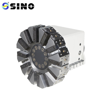 SINO Turning Tools ST80 ST100 การสร้างดัชนี Servo Turret สำหรับเครื่องเจาะ CNC