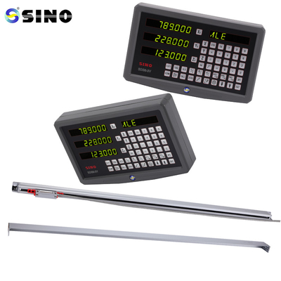 2/3 Axis Digital Readout Glass Linear Encoder SINO KA600-1400mm ความแม่นยํา 1μm ระดับเส้น DRO