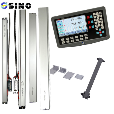 LCD DRO 3 Axis Digital Readout AC220V 110V 70-1020mm Linear Scale Encoder Grating Ruler เครื่องกํากับ