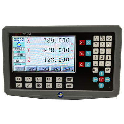 IP67 3 Axis Digital Readout SINO SDS2-3VA เครื่องปรับขนาดเส้นสําหรับเครื่องบด