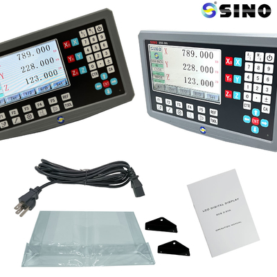 SINO 3 Axis Digital Readout SDS2-3VA พร้อมเครื่องปรับรหัสเส้น 5 ไมครอนสําหรับการวัด