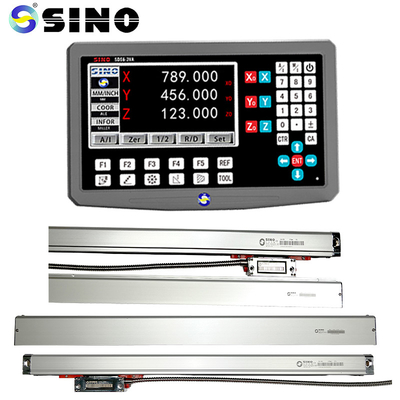 1um Linear Scale Encoder With 3 Axis Digital Readout ซีโน SDS6-3VA ชุด DRO เครื่องบดหมุน