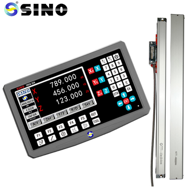 Dro ความละเอียดสูง 3 แกน ระบบอ่านดิจิตอล Optical Digital Linear Scale With Iron