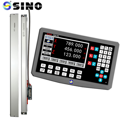 SINO SDS6-3VA ระบบการอ่านดิจิตอล 3 แกน เครื่องวัด DRO สําหรับการบด / Lathe RS232C