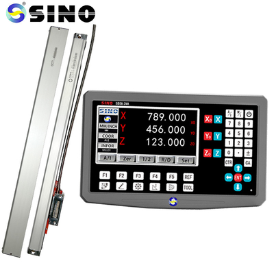 Dro ความละเอียดสูง 3 แกน ระบบอ่านดิจิตอล Optical Digital Linear Scale With Iron