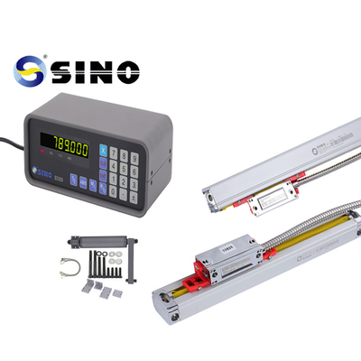TTL แกนเดี่ยว SINO ระบบอ่านค่าดิจิตอล DRO SDS3-1 พร้อมฝาครอบใส Linear Encoder สำหรับเครื่องกลึงและเครื่องกัด