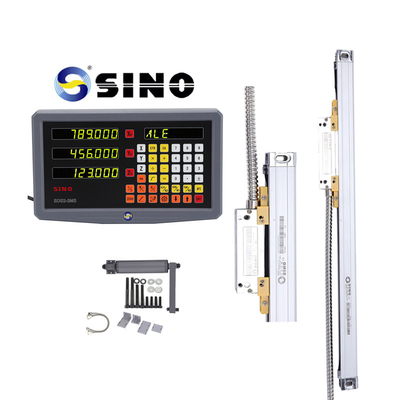 ระบบอ่านดิจิตอล SINO SDS2-3MS DRO สําหรับเครื่องหมุนและเครื่องบดด้วยเครื่องแสดงเลข 3 พิกัด