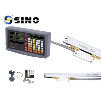 SINO SDS2-3MS เครื่องบดหมุน DRO ระบบอ่านดิจิตอลที่มี 3 จุดแสดงเลข