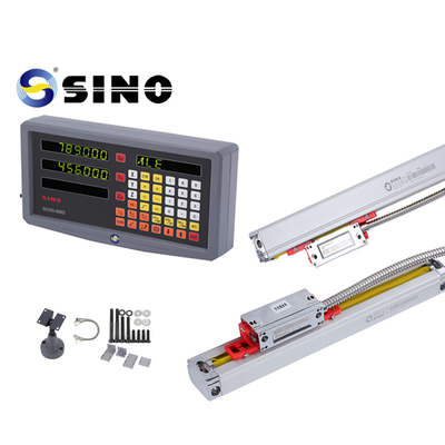 SINO SDS2-3MS เครื่องบดหมุน DRO ระบบอ่านดิจิตอลที่มี 3 จุดแสดงเลข