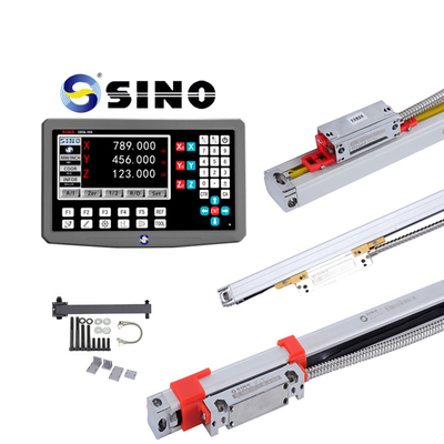 RS422 DRO Digital Readout Linear Scale Optical Encoder SINO SDS6-3VA เครื่องบดหมุนบด 3 แกน