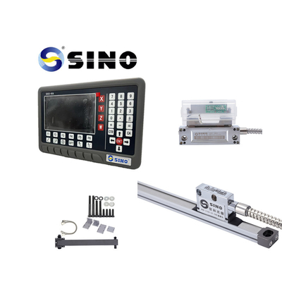 SINO SDS5-4VA จิติมาตรการแสดง DRO เครื่องหมุน เครื่อง Encoder ดิจิตอล แก้ว Linear Scale