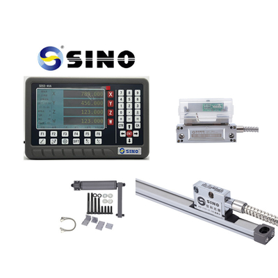 SINO SDS5-4VA จิติมาตรการแสดง DRO เครื่องหมุน เครื่อง Encoder ดิจิตอล แก้ว Linear Scale