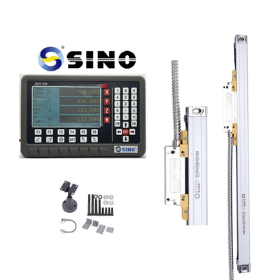 เซตเต็ม Glass Linear Scale Encoder Sensor สําหรับ Lathe Milling ด้วย 4 แกน LCD อ่านแบบดิจิตอล