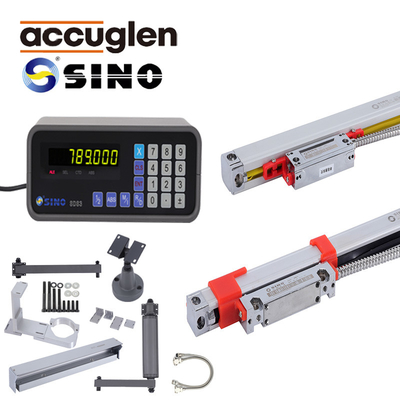 SINO หมุนเดียว SDS3-1 ดิจิตอลการอ่านเมตรและ Linear Scale Grating Ruler สําหรับ Milling / Lathe