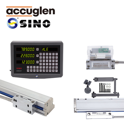 RS422 DRO Digital Readout Linear Scale Optical Encoder SINO SDS6-3VA เครื่องบดหมุนบด 3 แกน