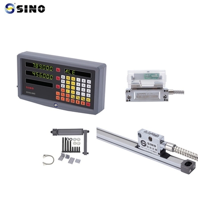 SINO Digital Readout SDS 2-3MS 2 Axes โลหะ LCD เต็มสําหรับเครื่องบด DRO ความละเอียด 0.005 มิลลิเมตร