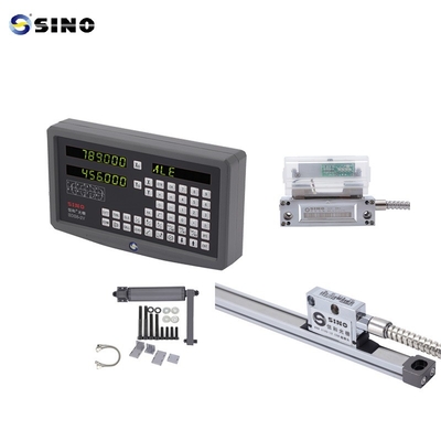 2 Axis Digital Readout SINO SDS6-2V DRO พร้อมชุด LED โลหะ 2 กําหนดการเส้นสําหรับเครื่องบด