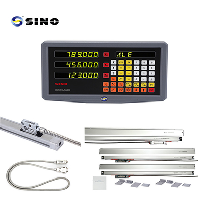 SINO SDS2-3MS ระบบการอ่านดิจิตอลสําหรับเครื่องหมุนและเครื่องบดที่มีจอเลข 3 แกน
