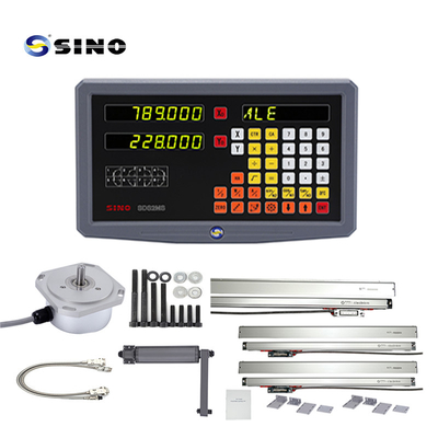 SINO SDS2MS 2 Axia DRO การอ่านดิจิตอลด้วยเครื่อง Encoder เส้นสําหรับเครื่องบด Lathe