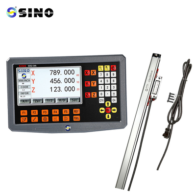 ระบบ DRO ระดับเส้นตรงหลากหลายฟังก์ชัน พร้อมจอ LCD ความละเอียด 1μm และ 2 Axis DRO