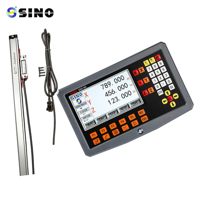 การควบคุมตําแหน่งแม่นยํา Lathe Milling Machine SINO 3 Axis DRO คอนเตอร์การอ่านดิจิตอล