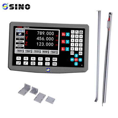 ชุดเต็มของ SINO 3 Axis Dro Digital Readout Case โลหะสําหรับเครื่องบด Lathe KA-300 Linear Glass Scale