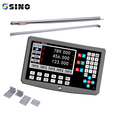 ชุดเต็มของ SINO 3 Axis Dro Digital Readout Case โลหะสําหรับเครื่องบด Lathe KA-300 Linear Glass Scale