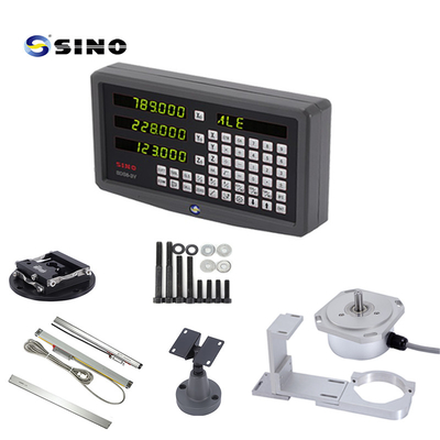 SINO 3 Axis SDS6-3V การอ่านดิจิทัลด้วยขนาดเส้น KA600-1300mm DRO สําหรับเครื่องหมุน
