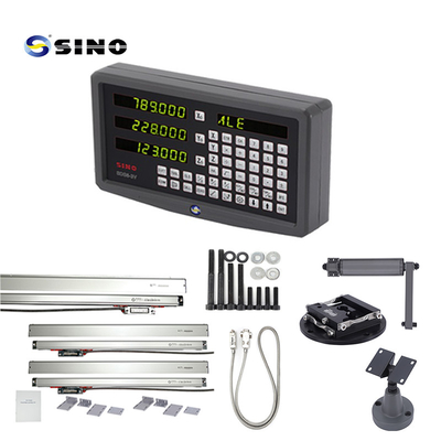 SINO 3 Axis SDS6-3V การอ่านดิจิทัลด้วยขนาดเส้น KA600-1300mm DRO สําหรับเครื่องหมุน