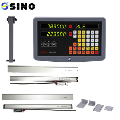 มุม Linear Encoder ความยาว 7-102cm สําหรับเครื่องบด SINO SDS2MS การอ่านดิจิตอล 2 แกน
